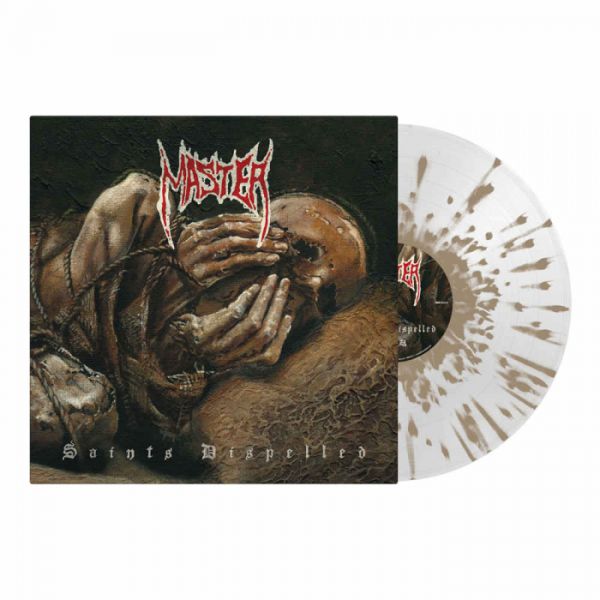 Master - SAINTS DISPELLED LP - Clear-Gold-Splatter Vinyl Schallplatte Death Metal