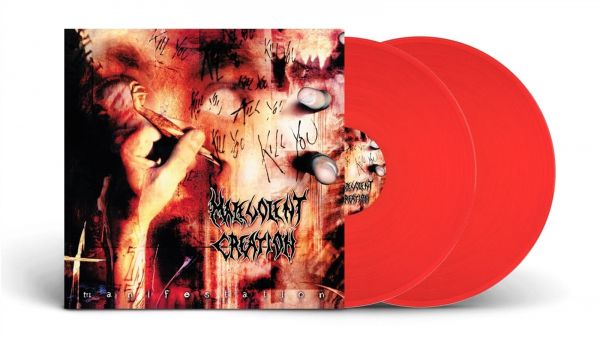 Malevolent Creation - MANIFESTATION Doppel-LP - Red Vinyl Schallplatte