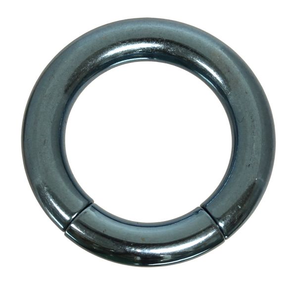 Segmentring - 4,0 mm aus G23 Titan in hellblau - Smooth Closure Ring