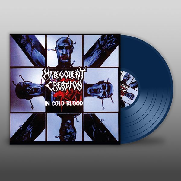 Malevolent Creation - IN COLD BLOOD LP - Transparent Blue Vinyl Schallplatte