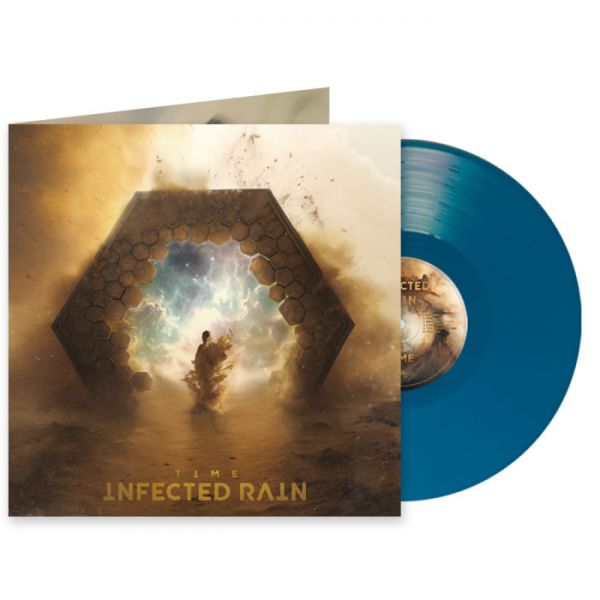 Infected Rain - TIME LP - Aquamarine Vinyl - Schallplatte Record Gatefold