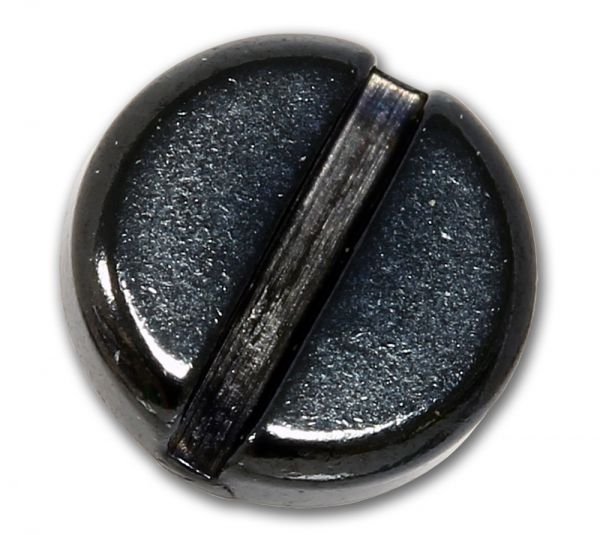 Schlitzschraube aus schwarzem Chirurgenstahl für Dermal Anchors 1,2 mm Gewinde Under Skin Piercing