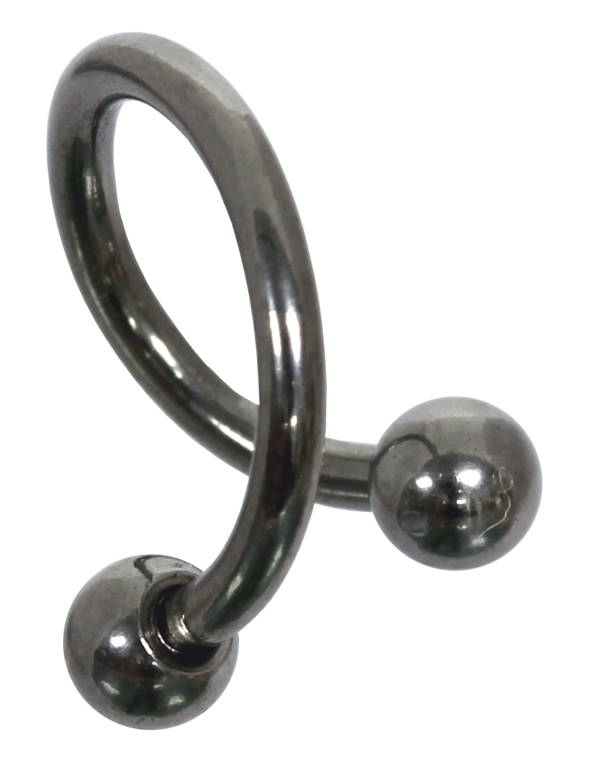 Piercing Spirale Würfel Dice Lippe Augenbraue Bauchnabel Intim 1,2 x 6 8 10 mm
