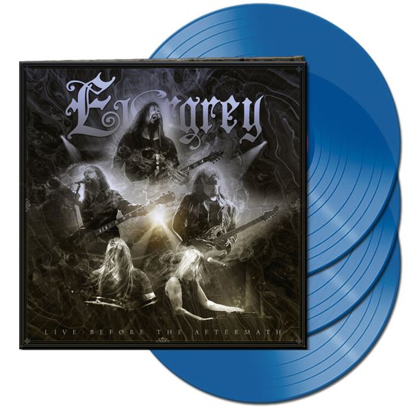 Evergrey - LIVE BEFORE THE AFTERMATH 3-LP - Blue Vinyl - Schallplatte Record