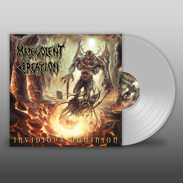 Malevolent Creation - INVIDIOUS DOMINION LP - Clear Vinyl Schallplatte